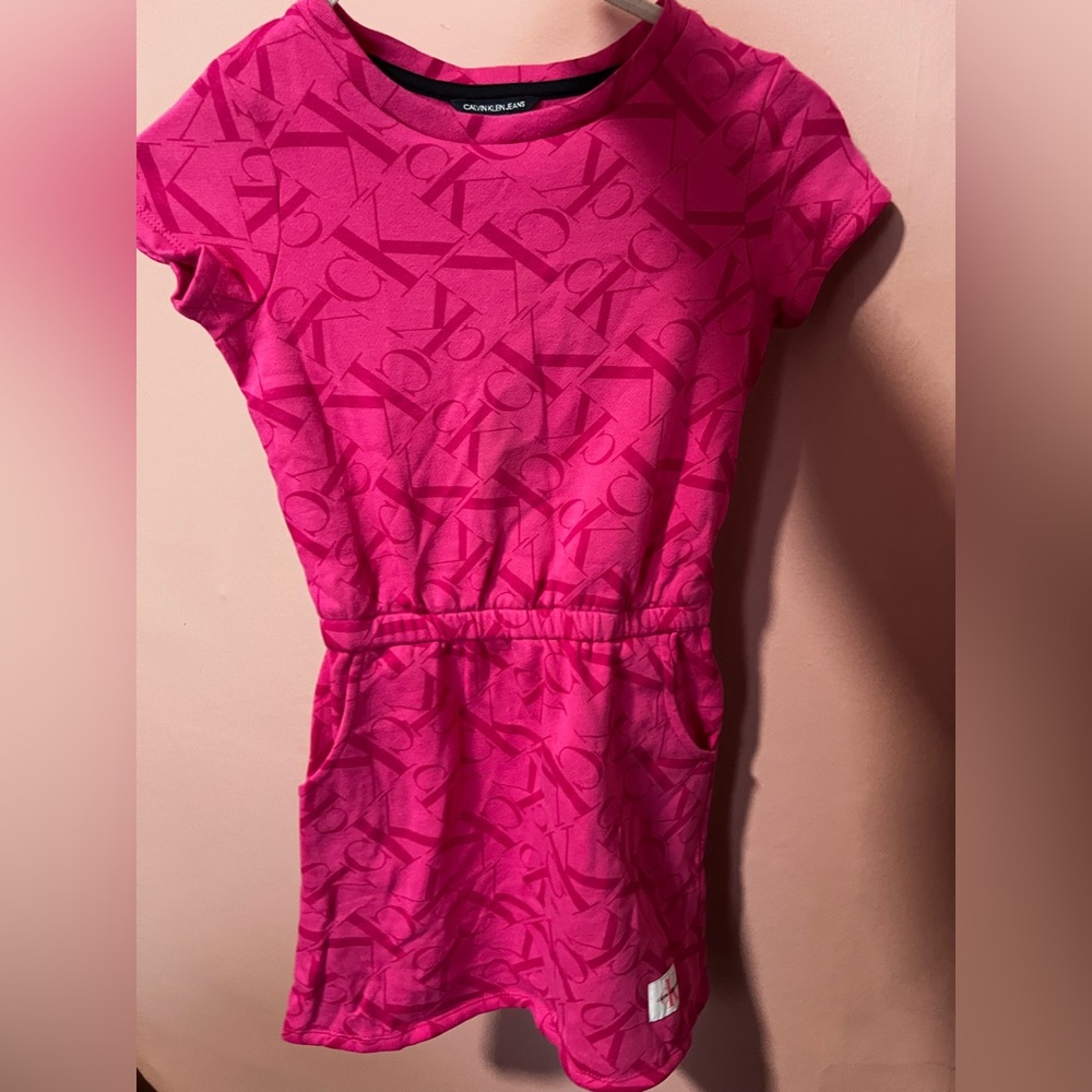 Calvin Klein Fuchsia Logo Top